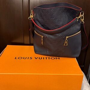 Louis Vuitton Black and Red Shoulder Bag
